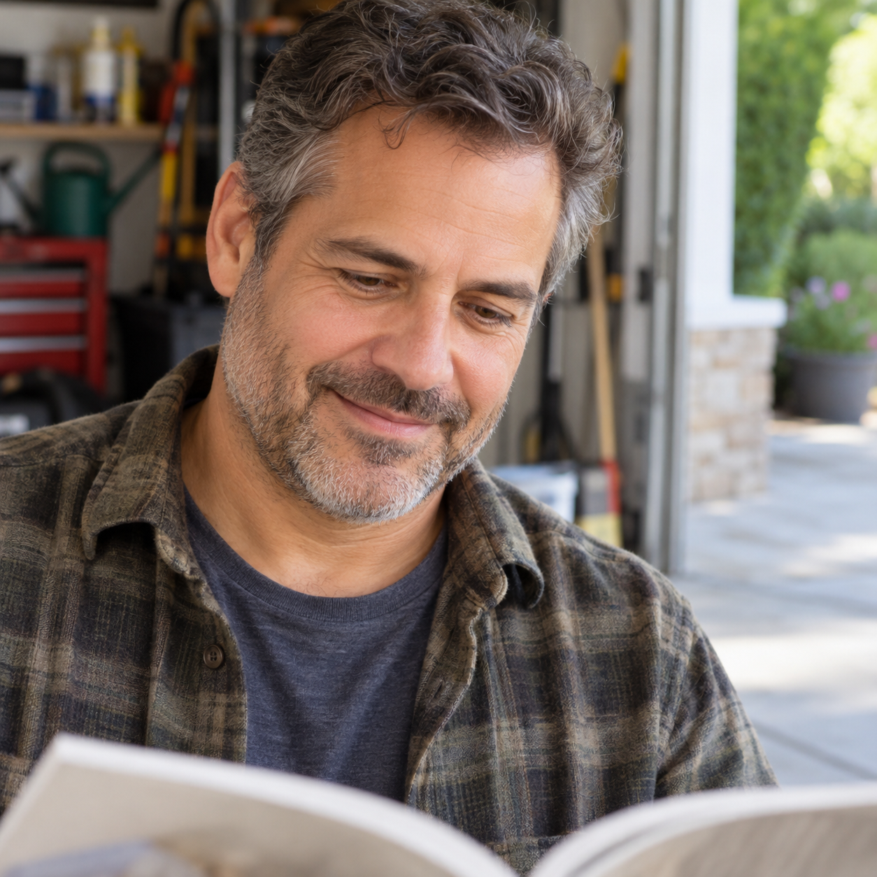AI-generated illustrations of potential readers.